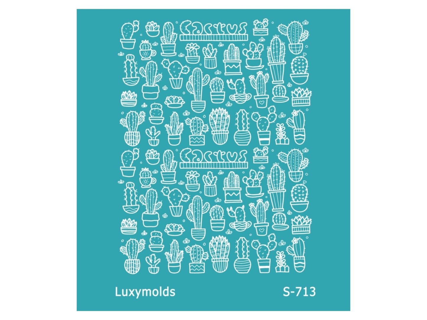 Silk screen stencil for polymer clay "Luxymolds" S-713