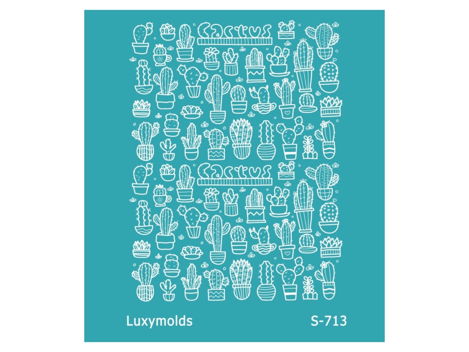 Silk screen stencil for polymer clay "Luxymolds" S-713