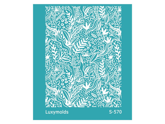 Silk screen stencil for polymer clay "Luxymolds" S-570