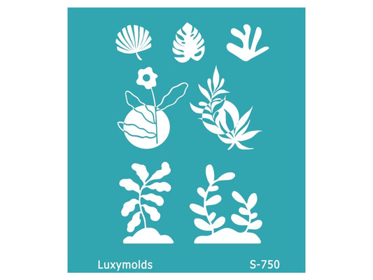 Silk screen stencil for polymer clay "Luxymolds" S-750