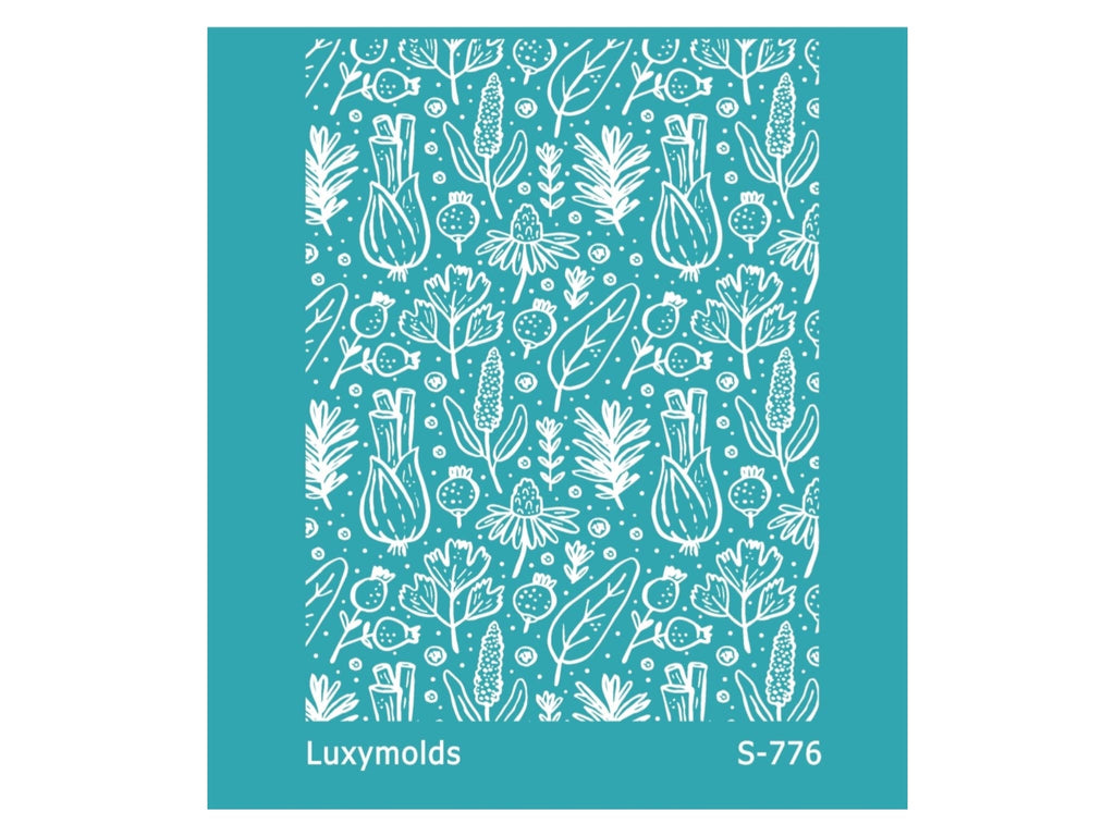 Silk screen stencil for polymer clay "Luxymolds" S-776