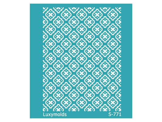 Silk screen stencil for polymer clay "Luxymolds" S-771