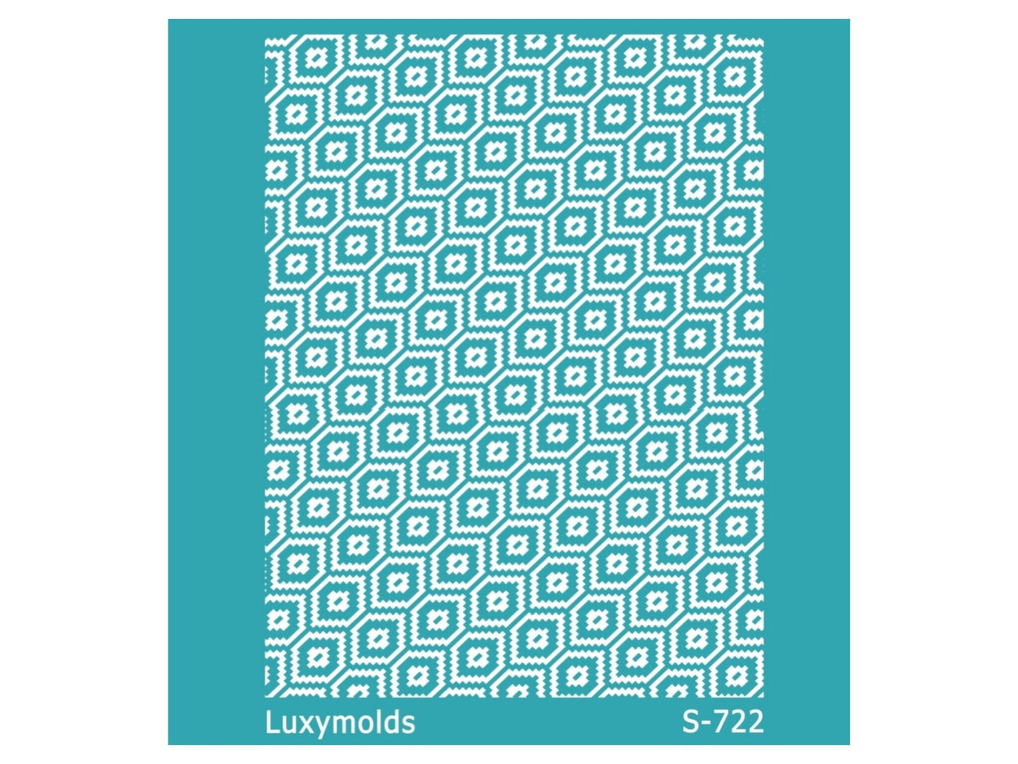 Silk screen stencil for polymer clay "Luxymolds" S-722