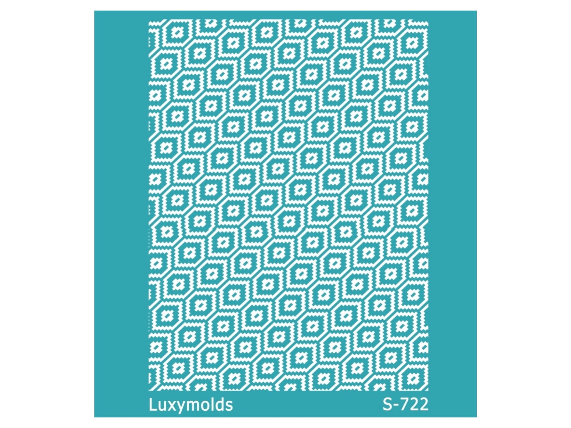 Silk screen stencil for polymer clay "Luxymolds" S-722