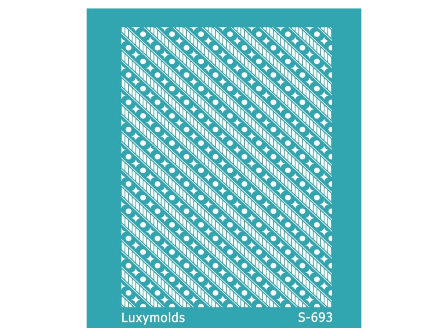Silk screen stencil for polymer clay "Luxymolds" S-693