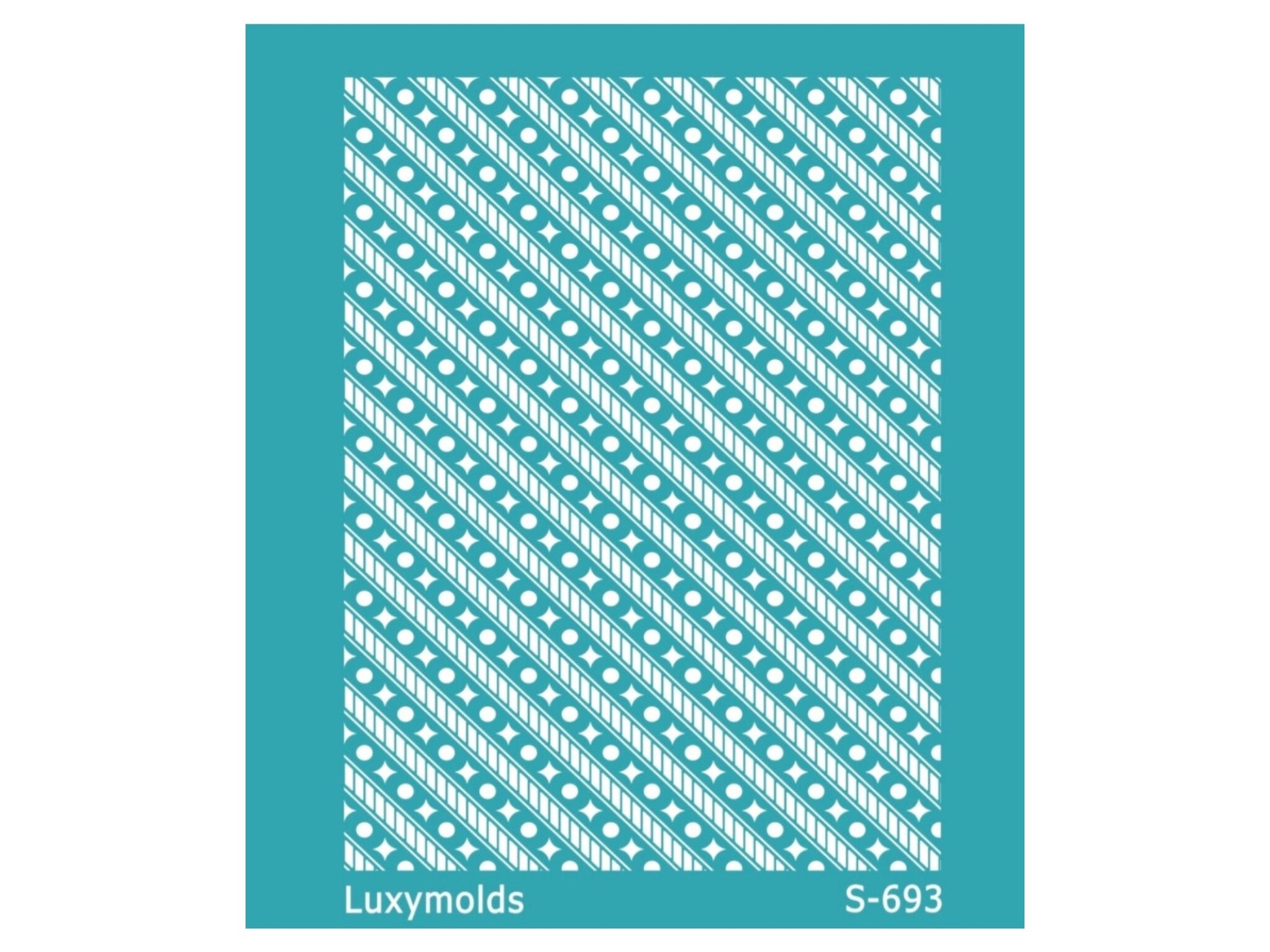 Silk screen stencil for polymer clay "Luxymolds" S-693