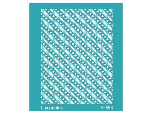 Silk screen stencil for polymer clay "Luxymolds" S-693