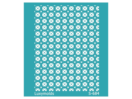 Silk screen stencil for polymer clay "Luxymolds" S-684