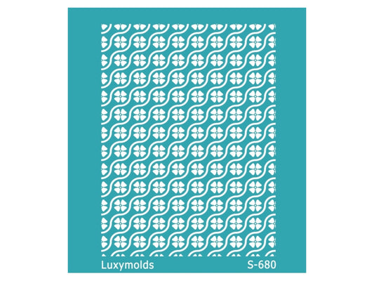 Silk screen stencil for polymer clay "Luxymolds" S-680