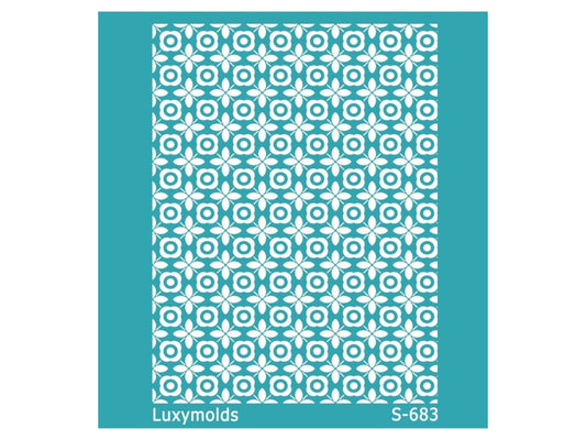 Silk screen stencil for polymer clay "Luxymolds" S-683