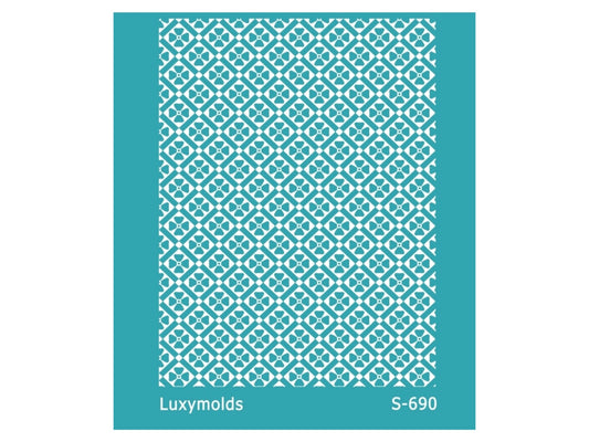 Silk screen stencil for polymer clay "Luxymolds" S-690