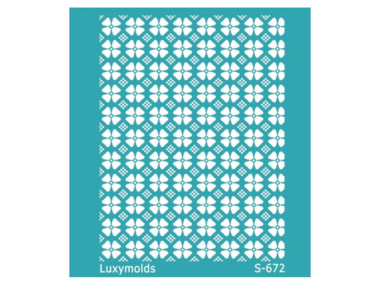 Silk screen stencil for polymer clay "Luxymolds" S-672