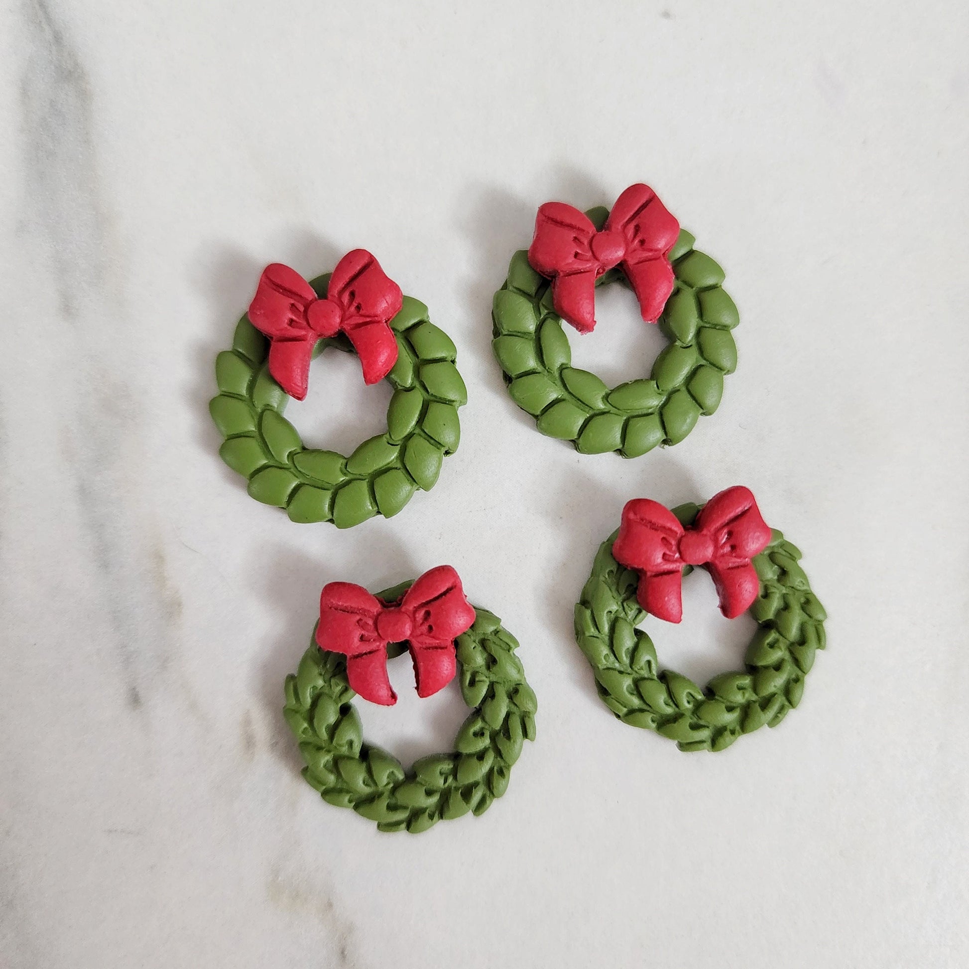 Christmas Wreath Clay cutters 3D earrings cutters