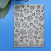 Polymer clay Texture tile Texture mat Clay stamp Polymer clay texture stencils "Tropic Plants" T-78