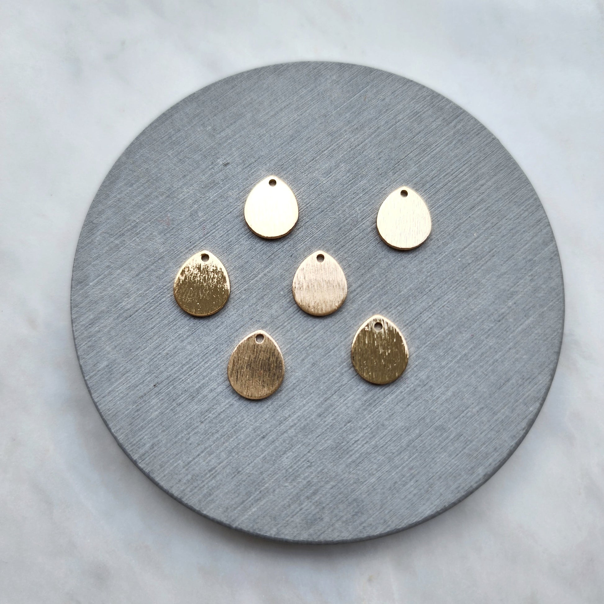 Gold plated charms Earrings components Earrings findings DIY jewelry