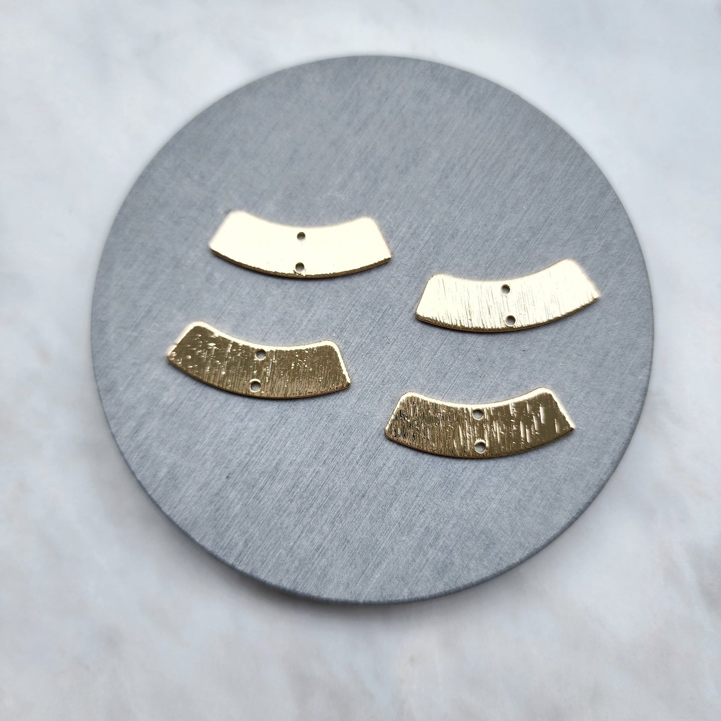 Gold plated charms Earrings components Earrings findings DIY jewelry