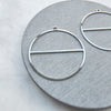Silver charms Circle Earrings components Earrings findings DIY jewelry
