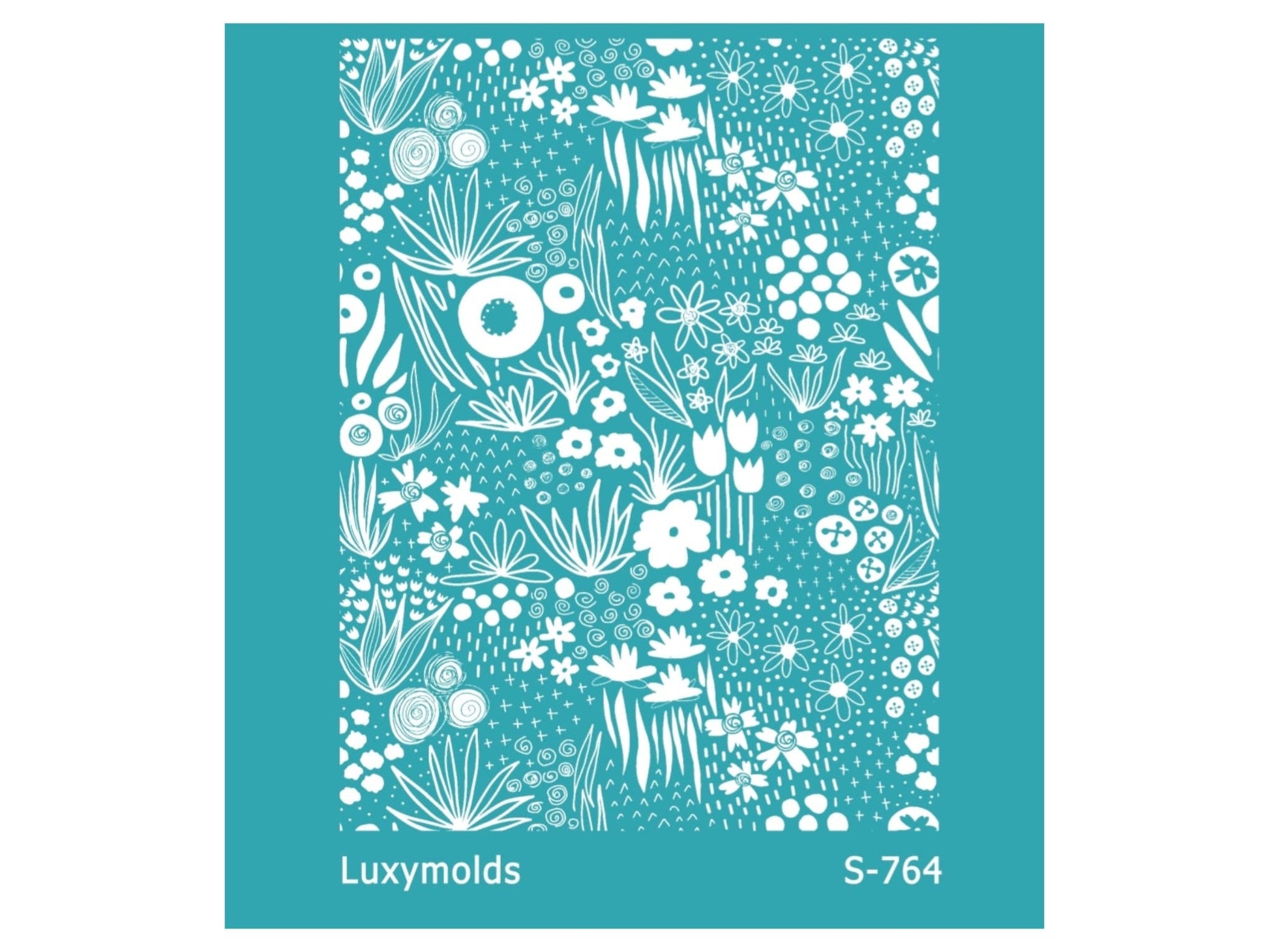 Silk screen stencil for polymer clay "Luxymolds" S-764