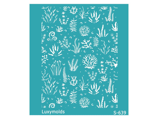 Silk screen stencil for polymer clay "Luxymolds" S-639