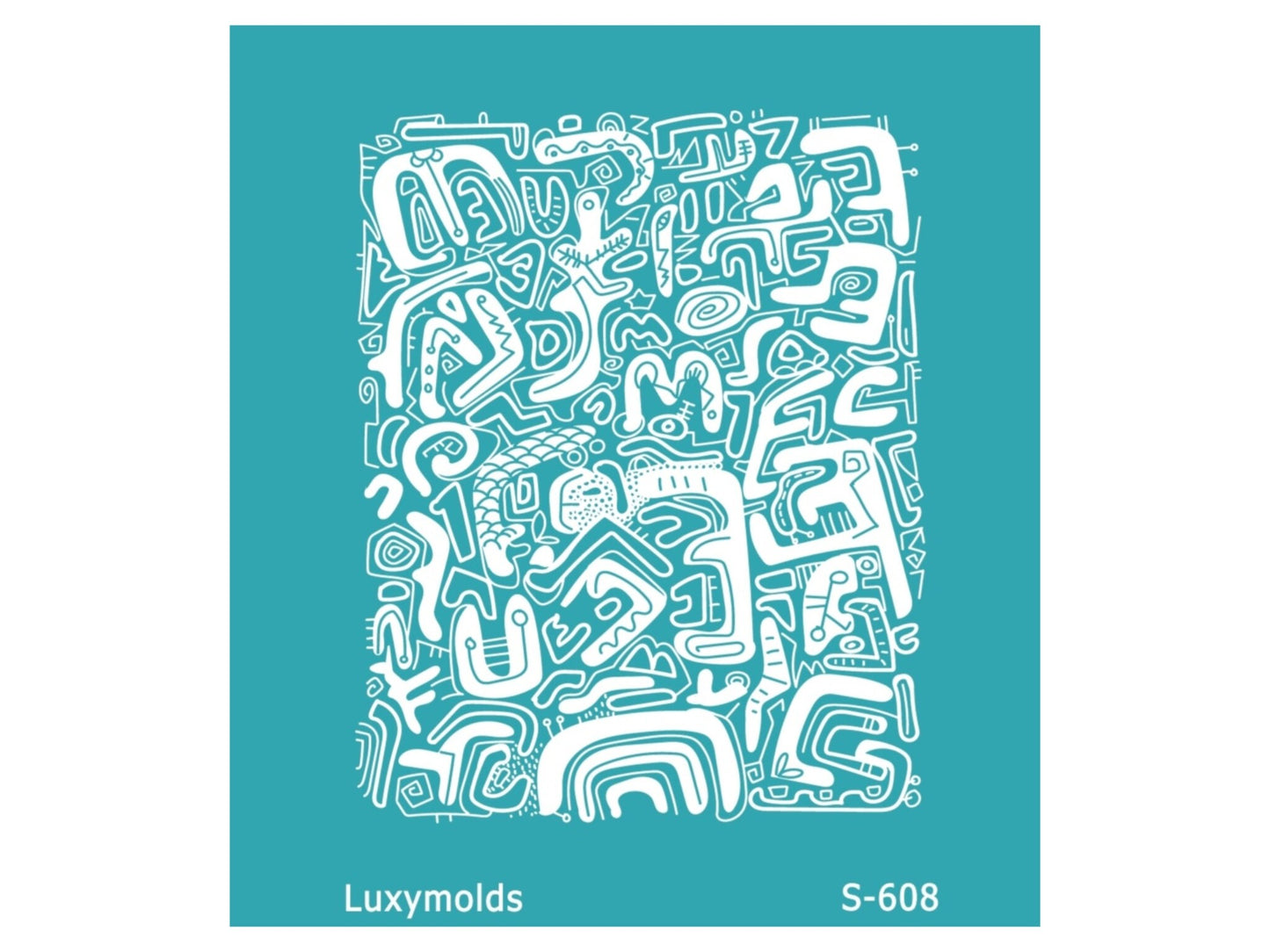 Silk screen stencil for polymer clay "Luxymolds" S-608