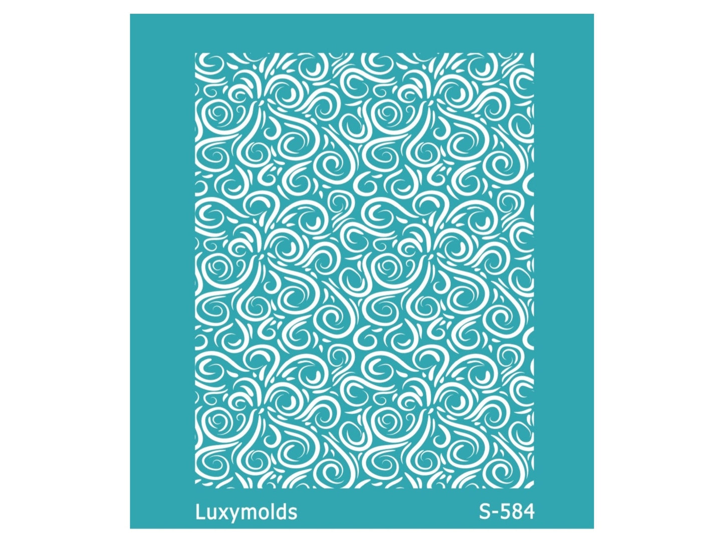 Silk screen stencil for polymer clay "Luxymolds" S-584