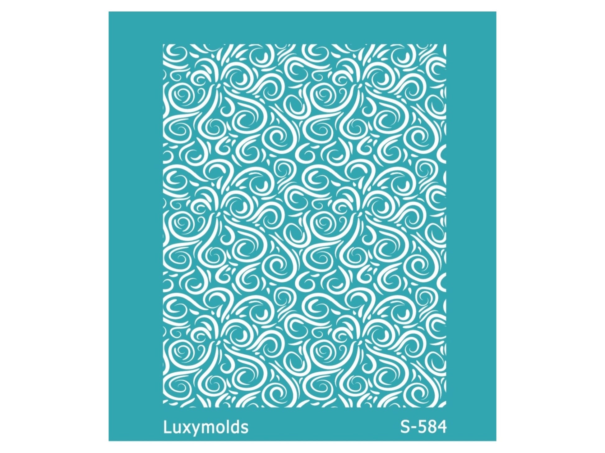 Silk screen stencil for polymer clay "Luxymolds" S-584