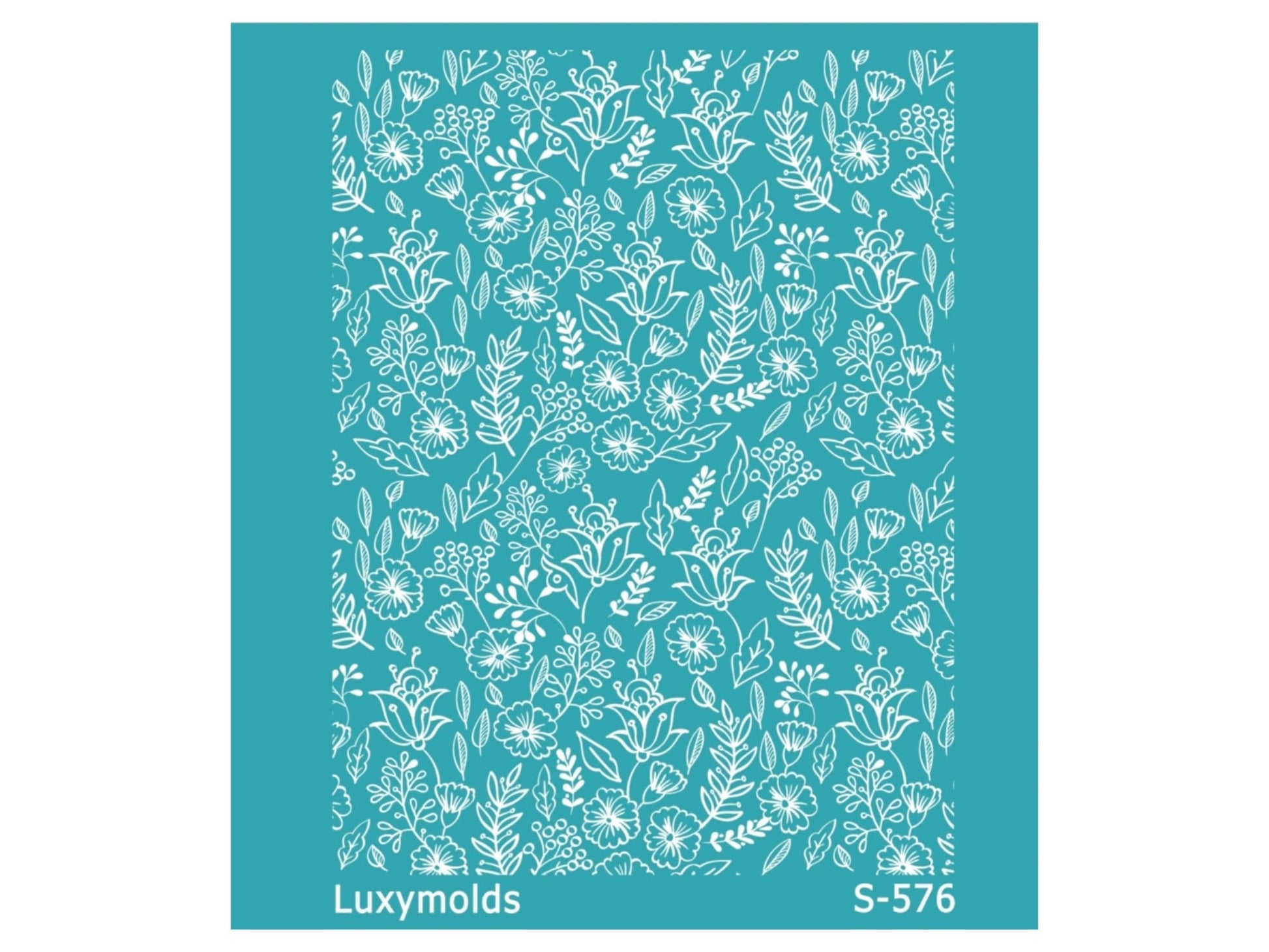 Silk screen stencil for polymer clay "Luxymolds" S-576