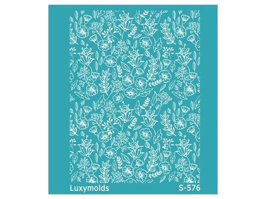 Silk screen stencil for polymer clay "Luxymolds" S-576