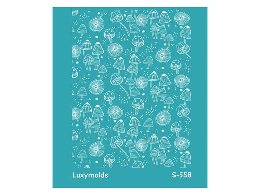 Silk screen stencil for polymer clay "Luxymolds" S-558