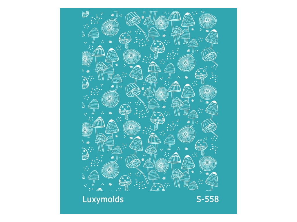 Silk screen stencil for polymer clay "Luxymolds" S-558