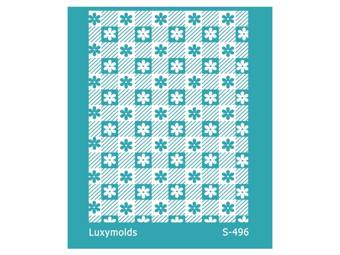 Silk screen stencil for polymer clay "Luxymolds" S-496