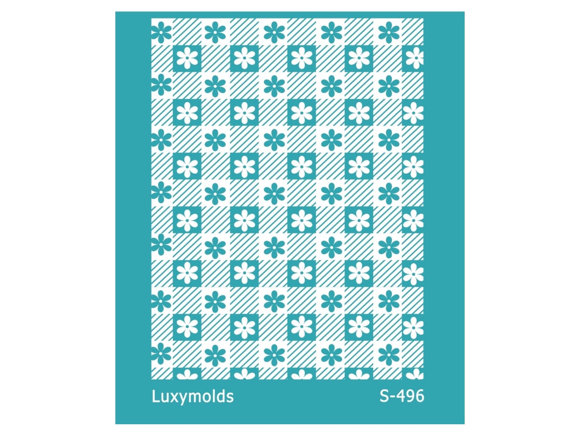 Silk screen stencil for polymer clay "Luxymolds" S-496