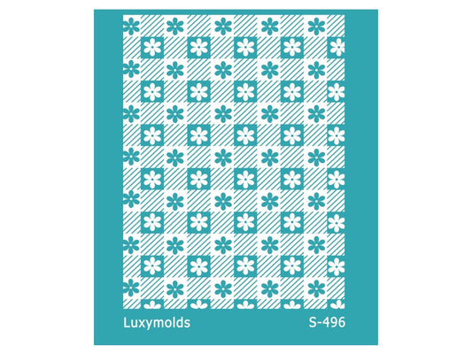 Silk screen stencil for polymer clay "Luxymolds" S-496