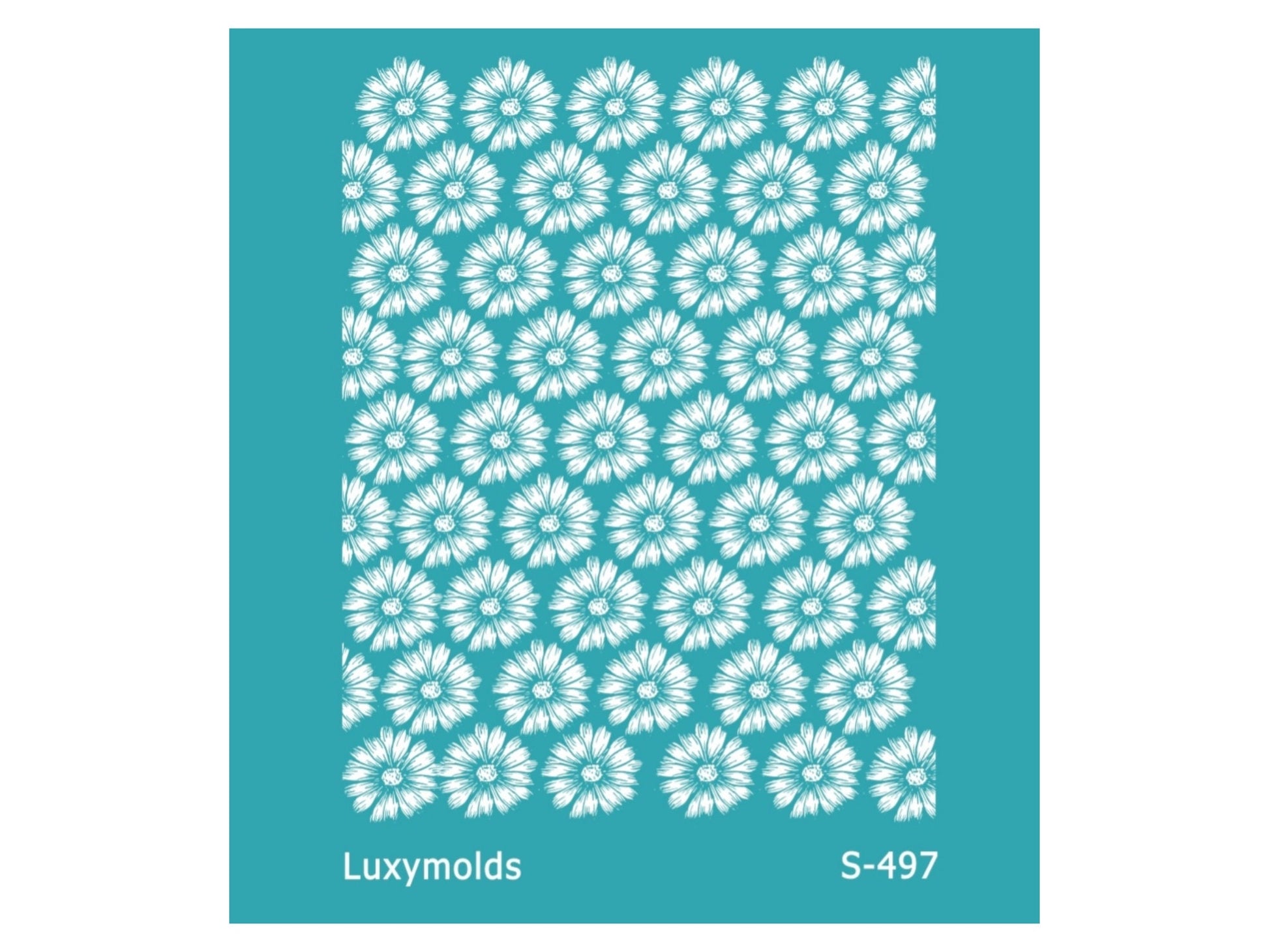 Silk screen stencil for polymer clay "Luxymolds" S-497