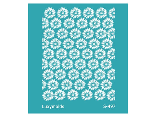 Silk screen stencil for polymer clay "Luxymolds" S-497