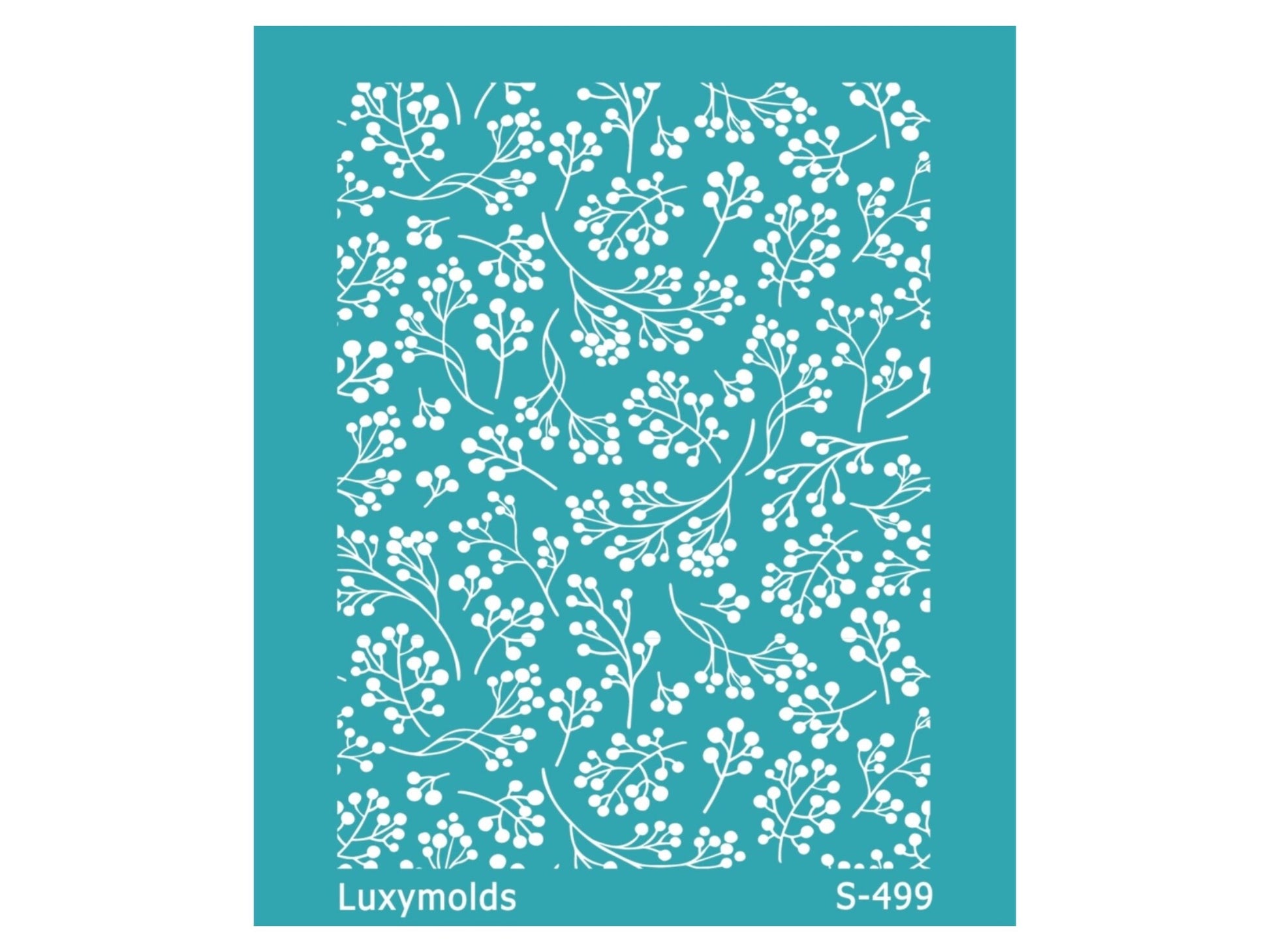 Silk screen stencil for polymer clay "Luxymolds" S-499