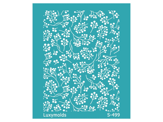 Silk screen stencil for polymer clay "Luxymolds" S-499