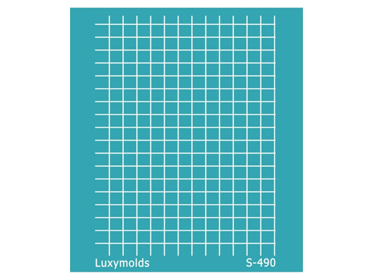Silk screen stencil for polymer clay "Luxymolds" S-490