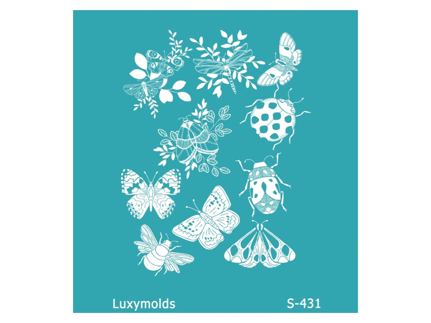 Silk screen stencil for polymer clay "Luxymolds" S-431