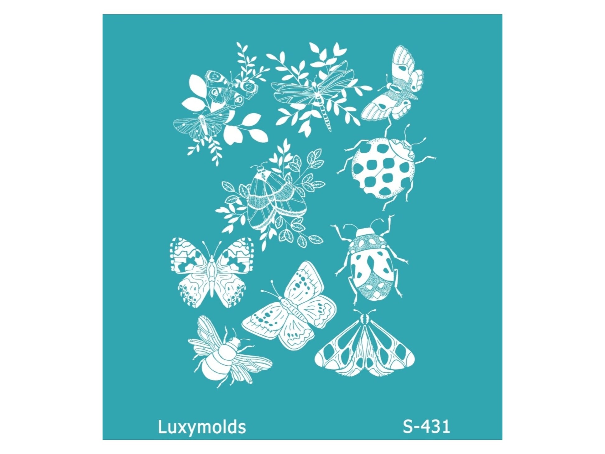 Silk screen stencil for polymer clay "Luxymolds" S-431