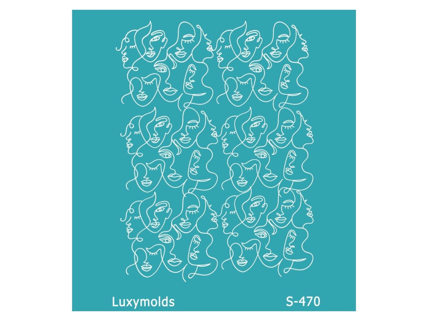 Silk screen stencil for polymer clay "Luxymolds" S-470