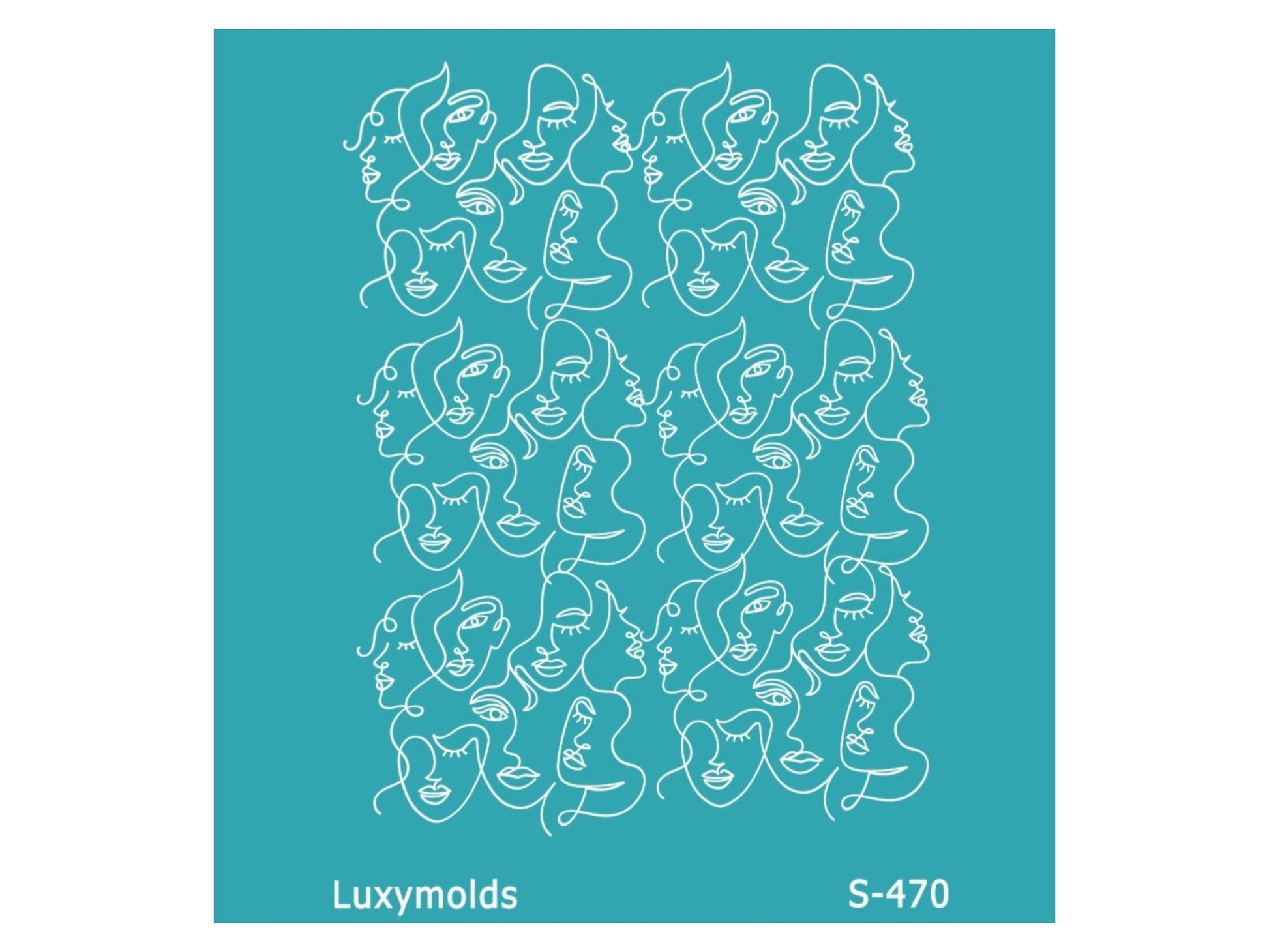 Silk screen stencil for polymer clay "Luxymolds" S-470