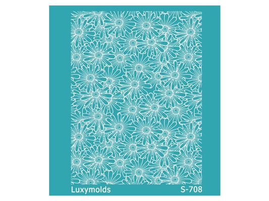 Silk screen stencil for polymer clay "Luxymolds" S-708