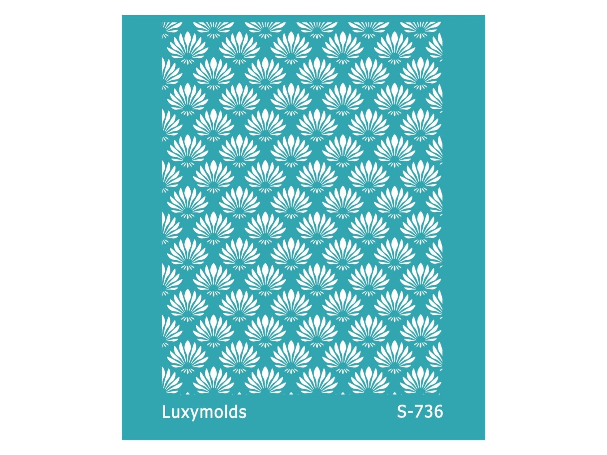 Silk screen stencil for polymer clay "Luxymolds" S-736