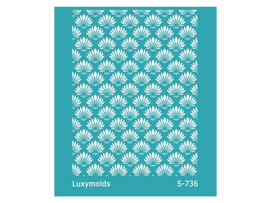 Silk screen stencil for polymer clay "Luxymolds" S-736