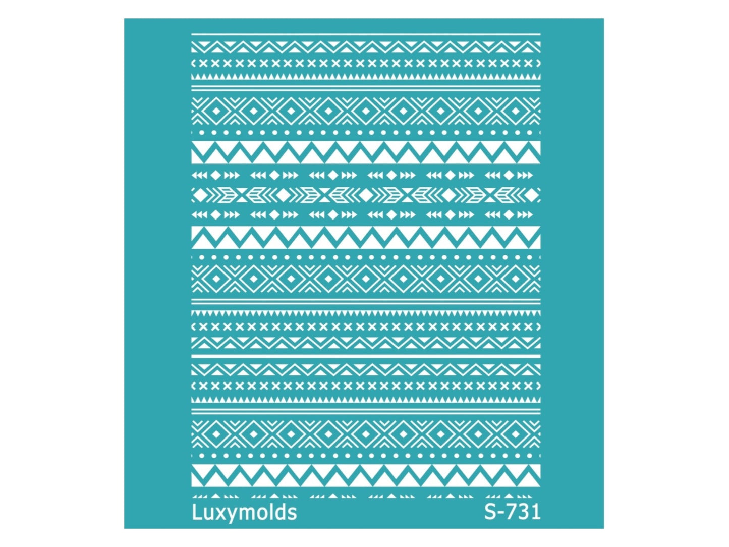 Silk screen stencil for polymer clay "Luxymolds" S-731
