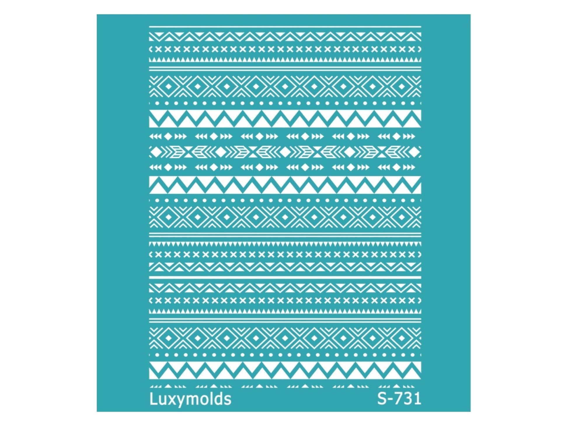 Silk screen stencil for polymer clay "Luxymolds" S-731