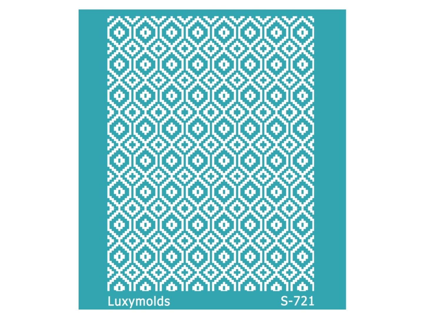 Silk screen stencil for polymer clay "Luxymolds" S-721