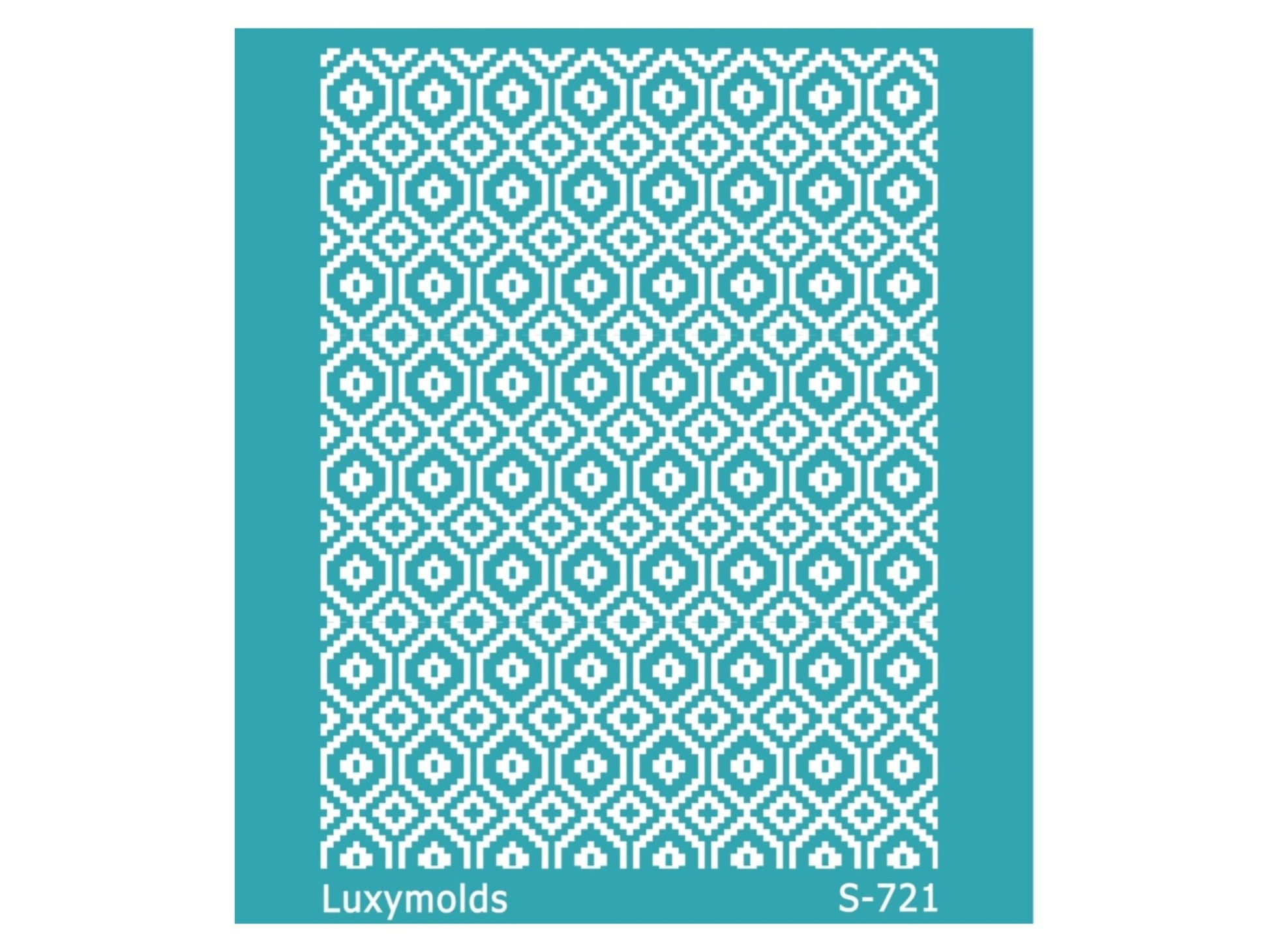 Silk screen stencil for polymer clay "Luxymolds" S-721