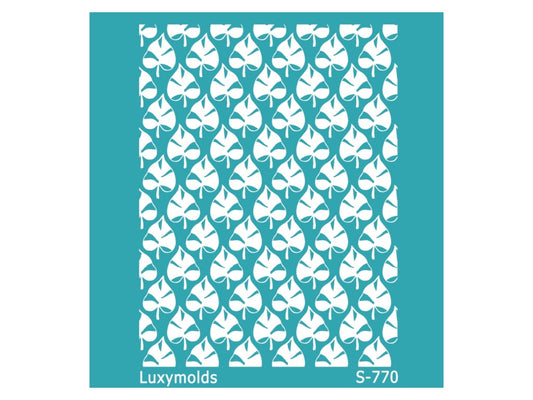Silk screen stencil for polymer clay "Luxymolds" S-770